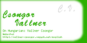 csongor vallner business card